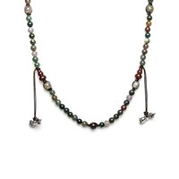 Necklace Tamashii Short Mudra in Agate Agata NHS1600-17 - NHS1600-17